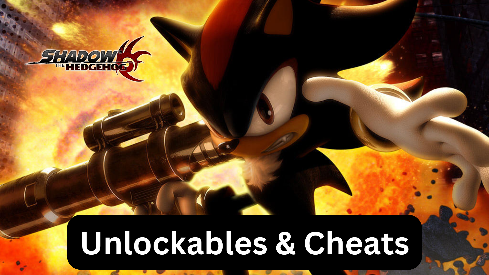 shadow the hedgehog unlockables and cheats