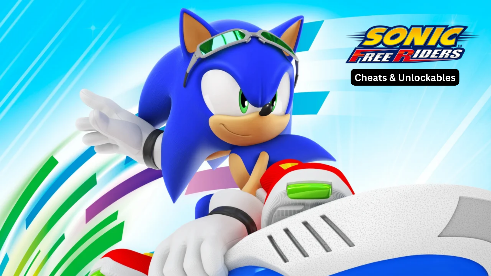 sonic free riders cheats and unlockables