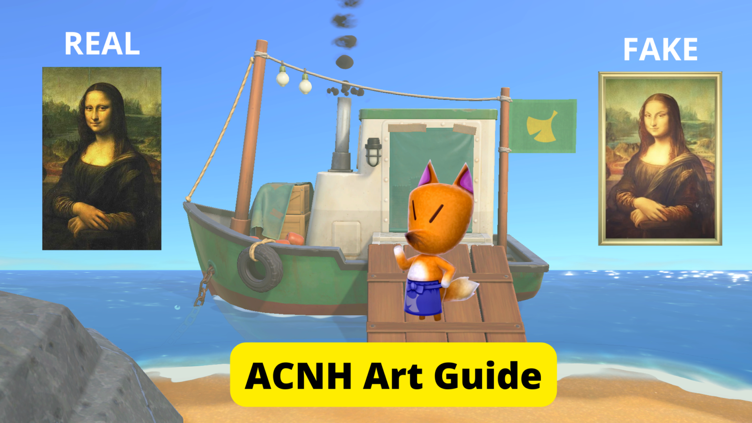 Animal Crossing New Horizons ACNH Redd Art Guide The Daily Juice