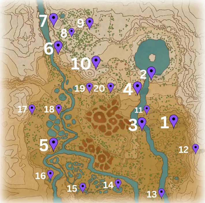 crimson mirelands wisp locations