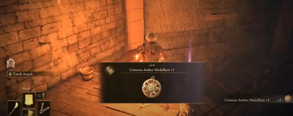 crimson amber medallion +1