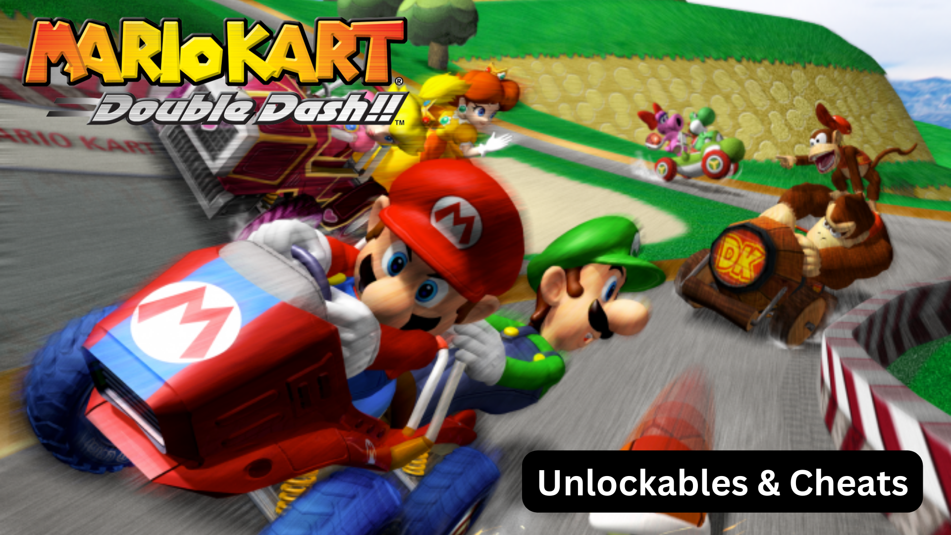 mario kart: double dash unlockables and cheats