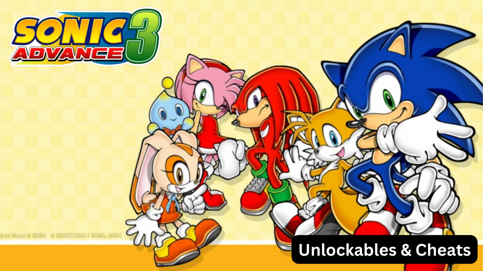 Sonic Advance 3 Unlockables & Cheats The Daily Juice