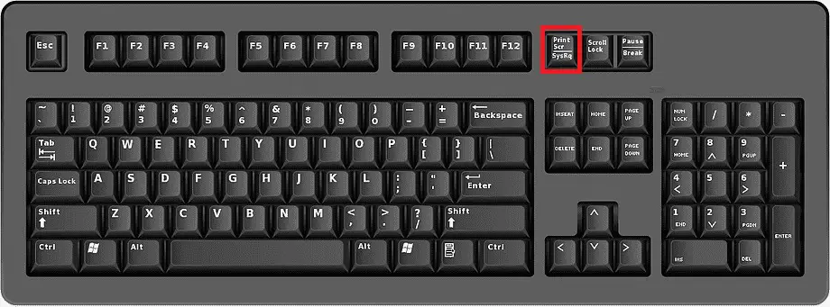 keyboard print screen