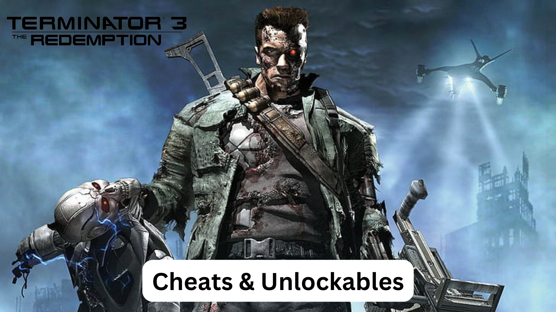 terminator 3: the redemption cheats & unlockables