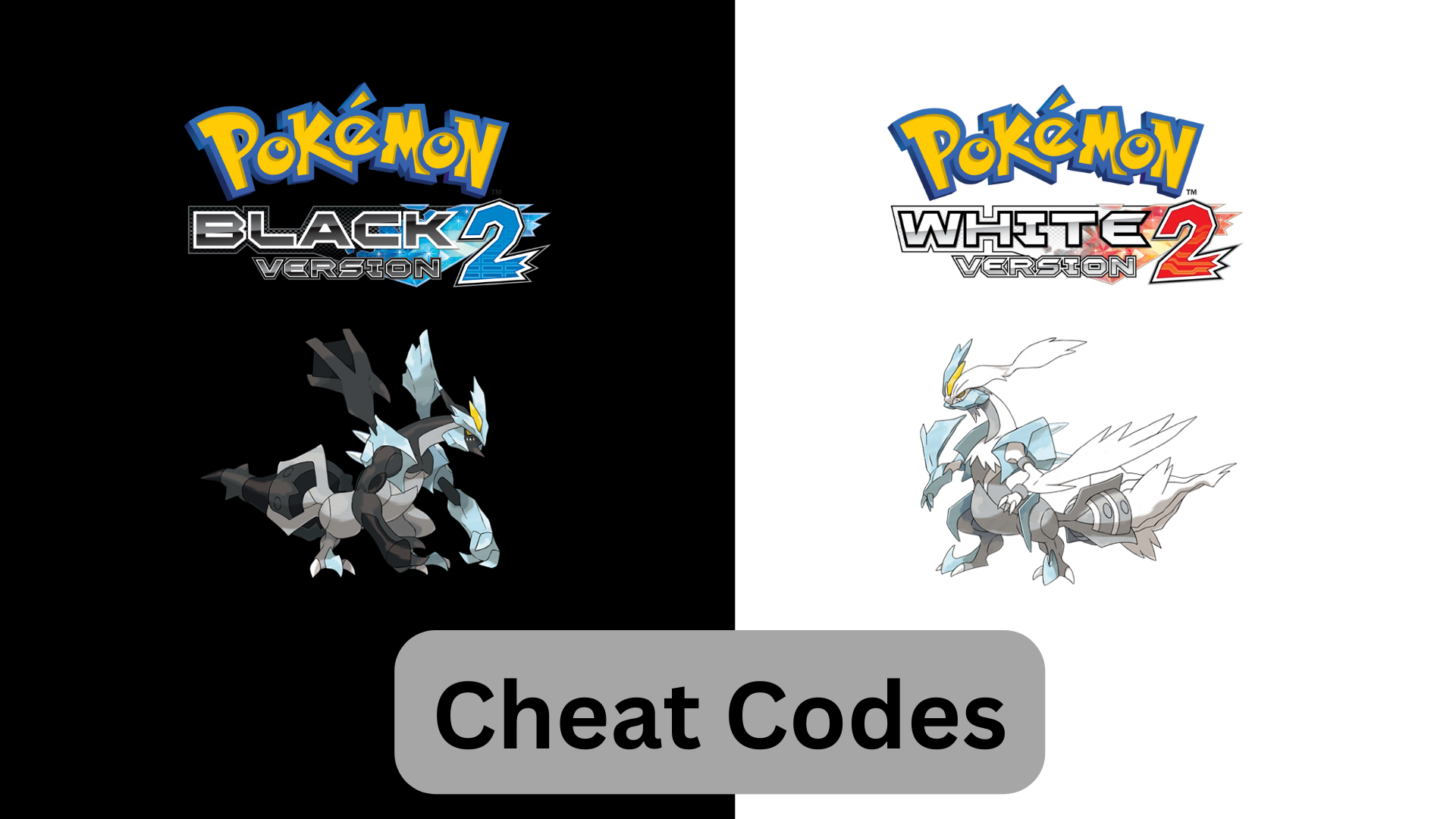 pokemon black 2 and white 2 cheat codes