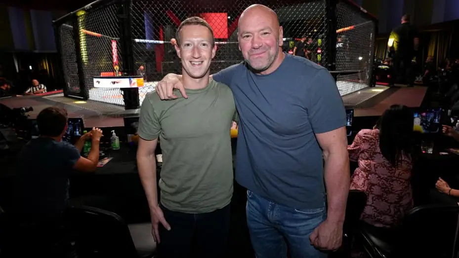 mark zuckerberg and dana white