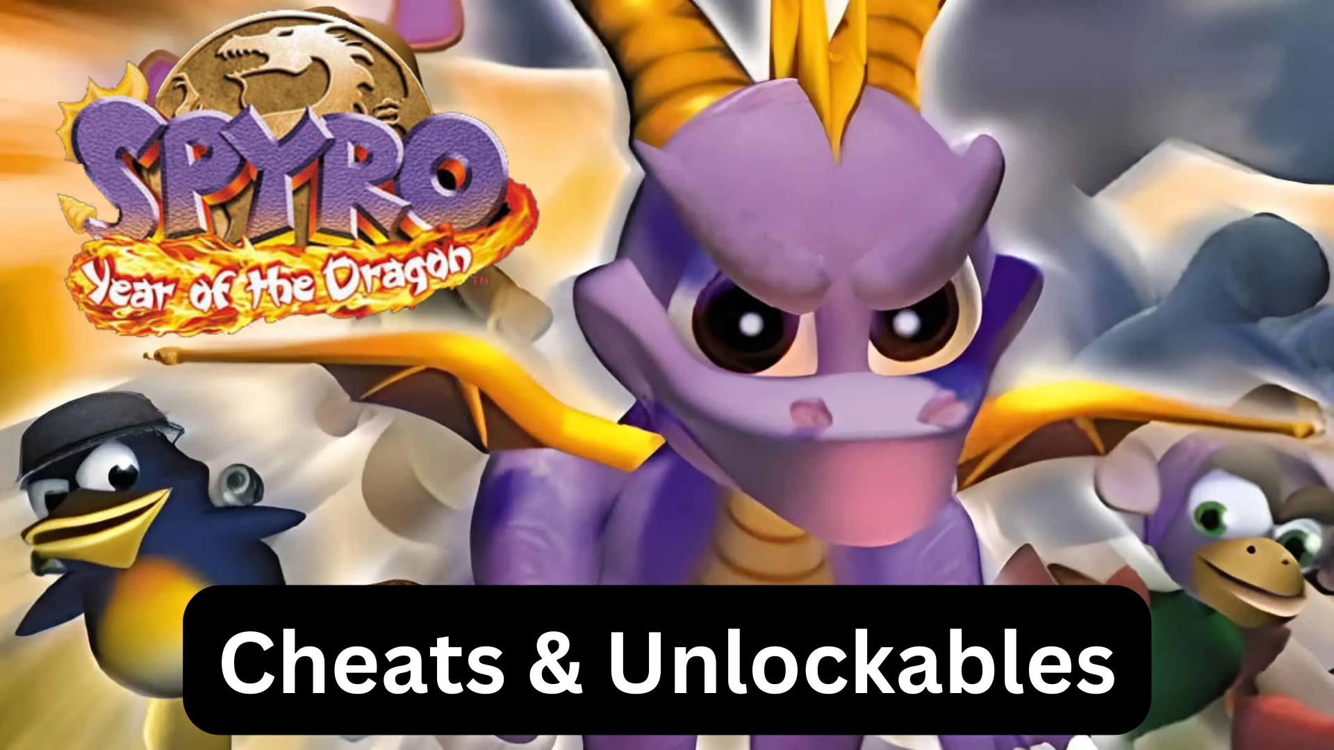 spyro: year of the dragon cheats and unlockables