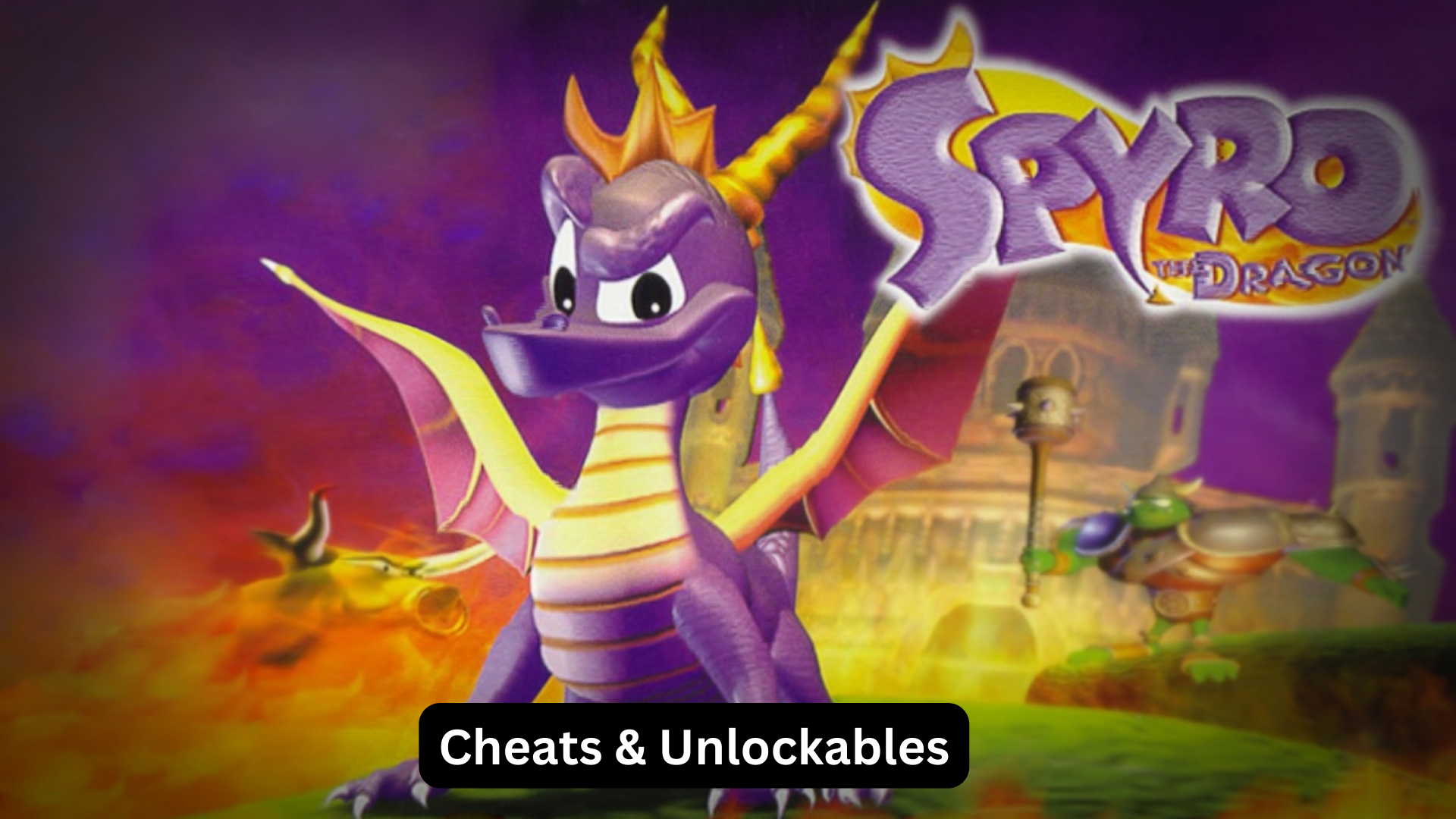 spyro the dragon cheats and unlockables