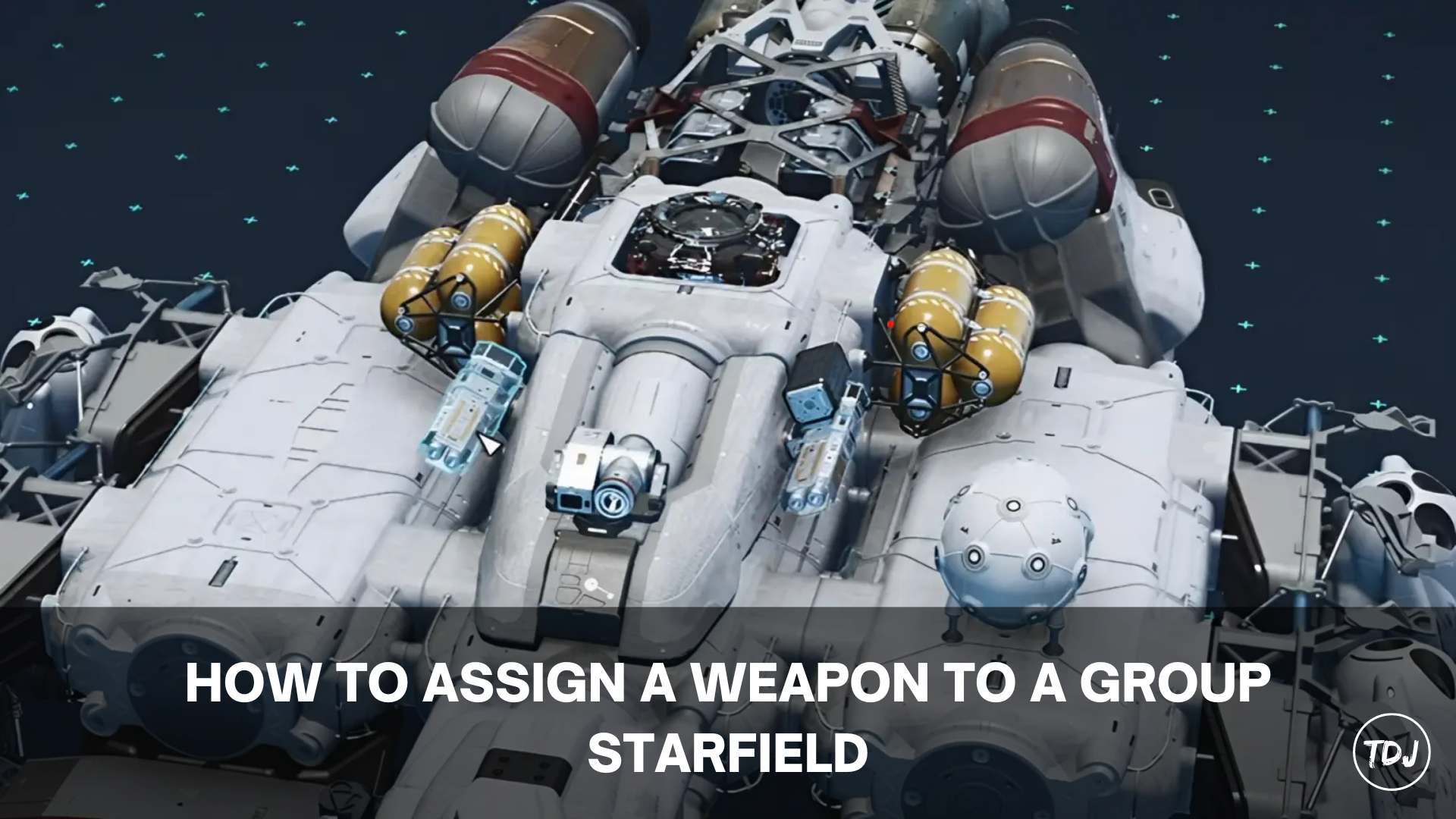 starfield how to assign a weapon to a group