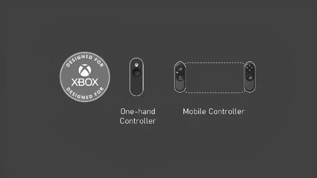 xbox mobile controller and one hand controller