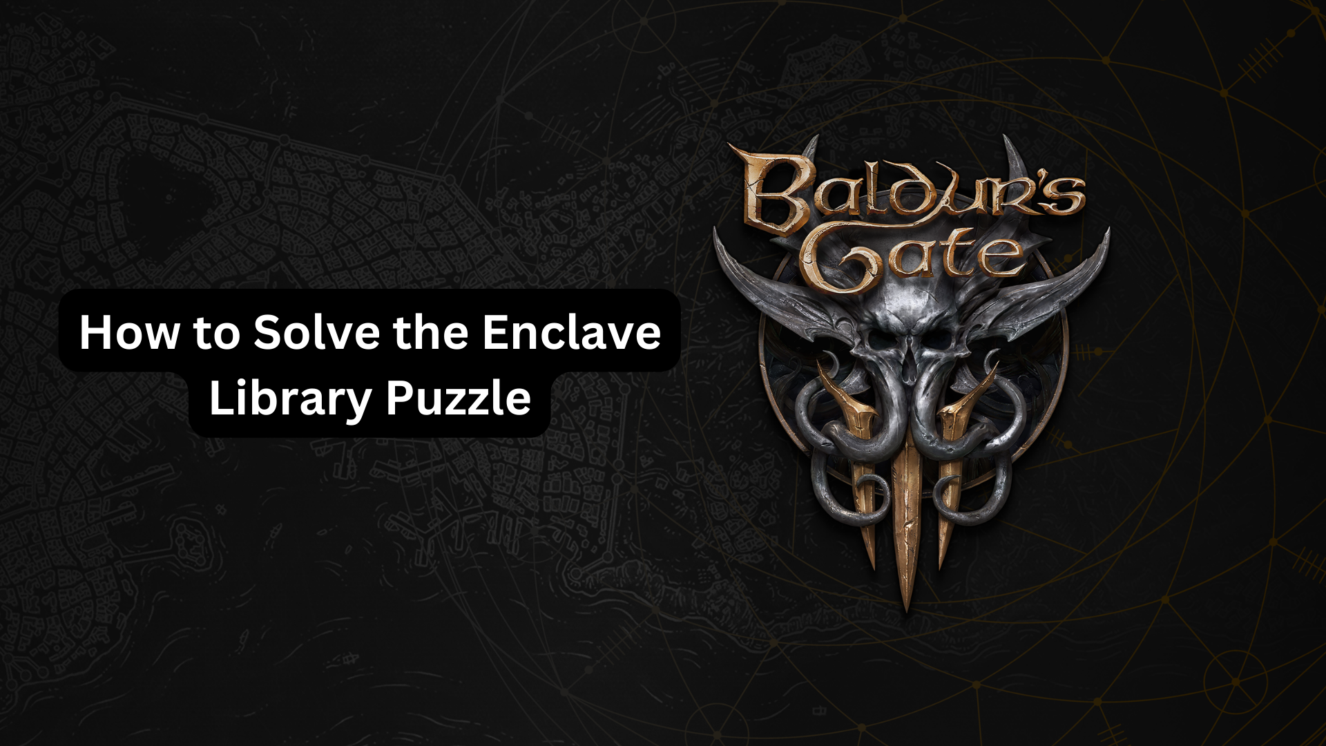 baldur's gate 3 enclave library puzzle