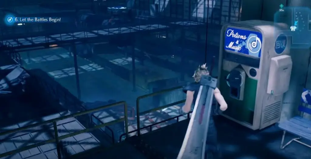 let the battles begin final fantasy vii remake music disc location