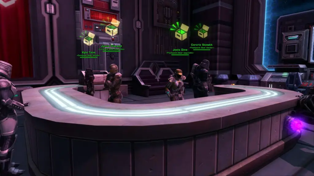 conquest and flashpoint vendors swtor vaiken spacedock