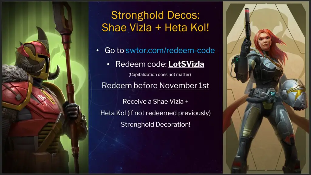 swtor livestream code 7.4