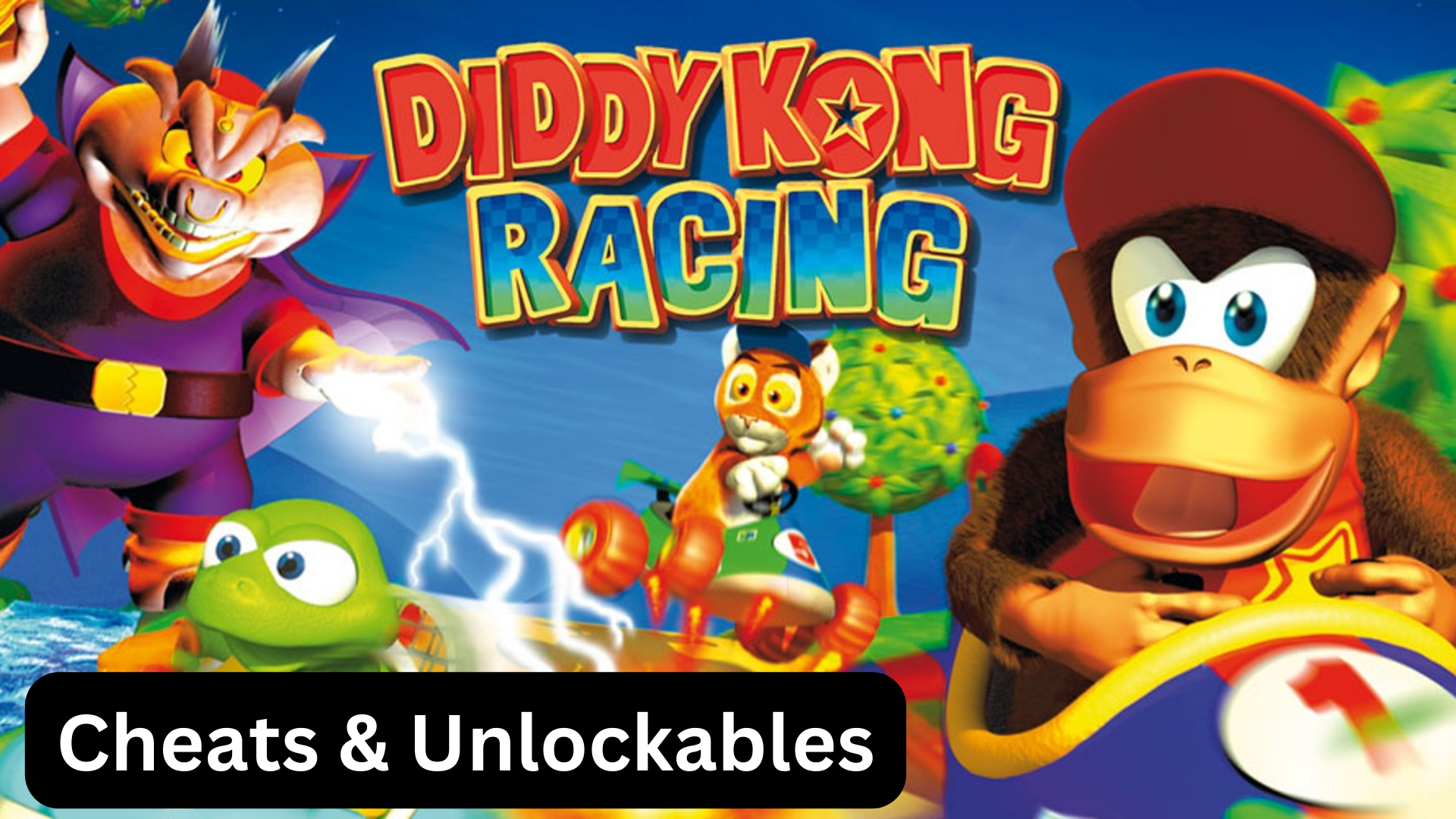 diddy kong racing cheats and unlockables