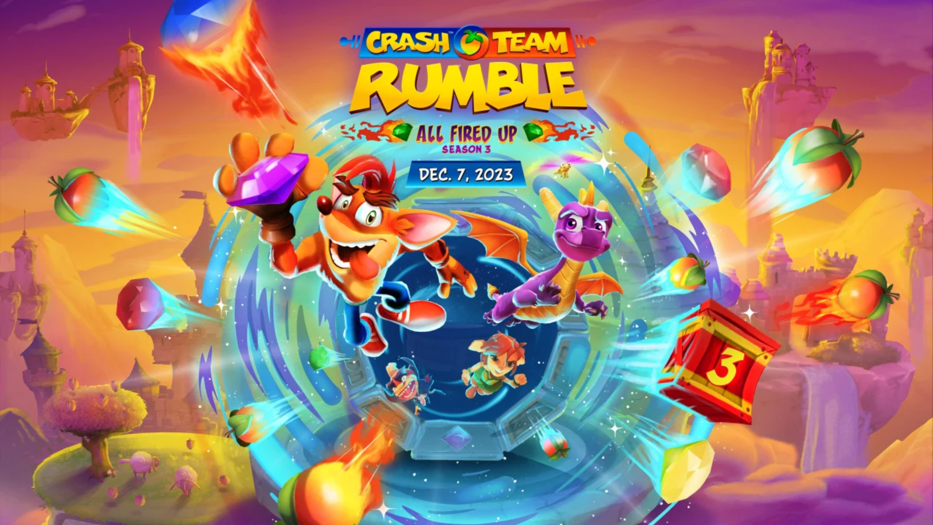 crash team rumble season 3 adds spyro the dragon