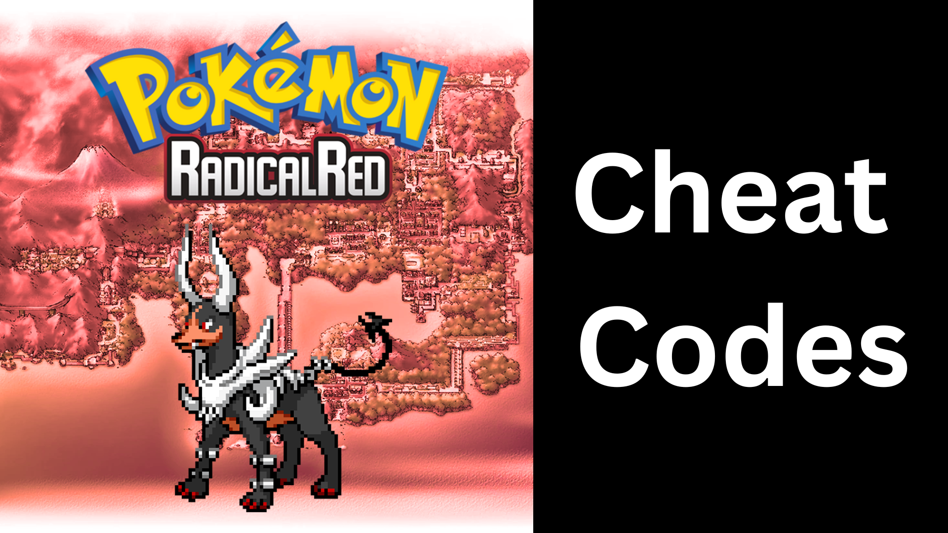 pokemon radical red cheat codes