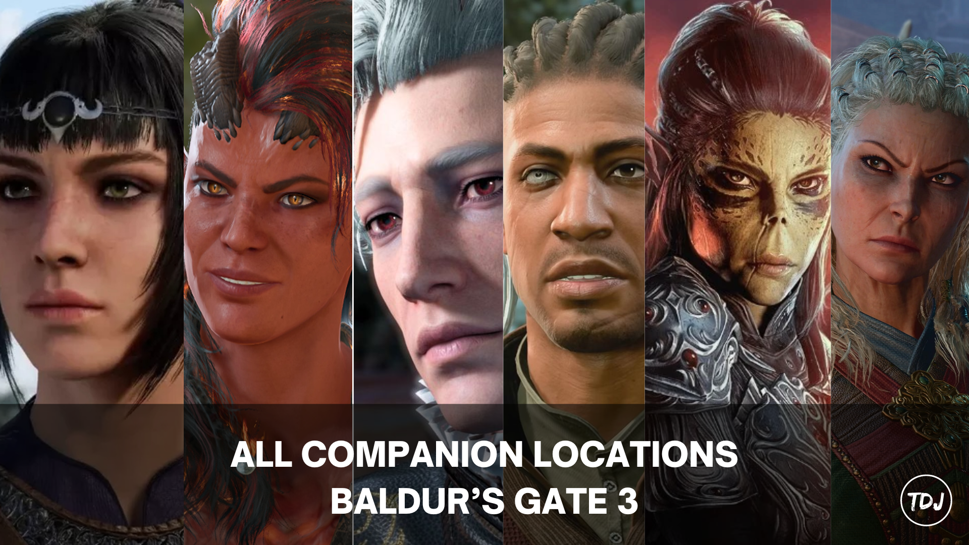 baldur's gate 3 all companion locations