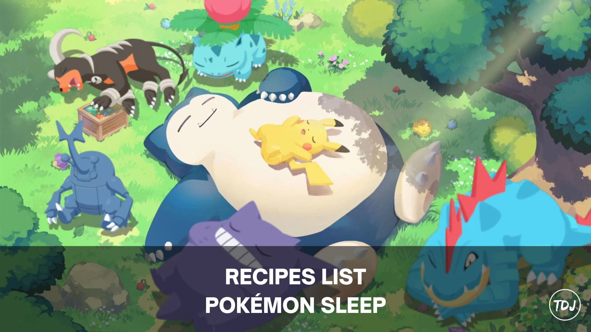 pokemon sleep recipes list