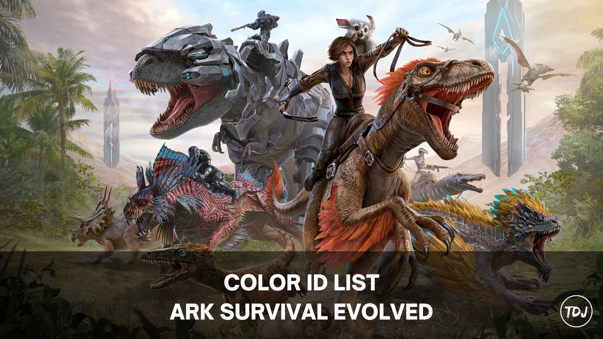 ark survival evolved color id list