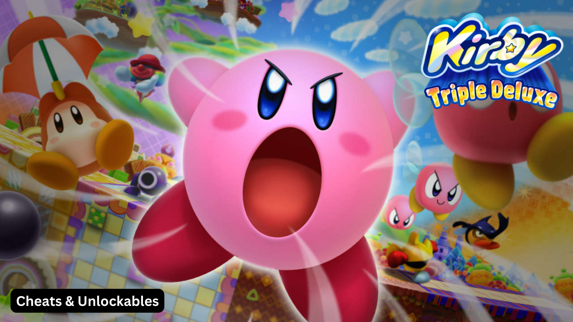 kirby: triple deluxe cheats and unlockables