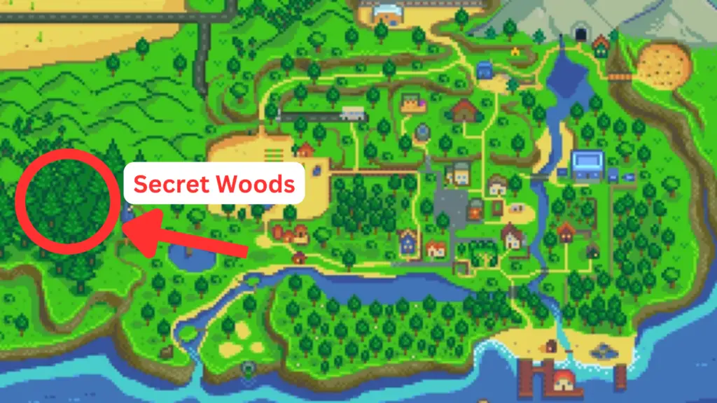 secret woods stardew valley