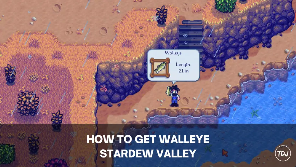 Stardew Valley How To Get Walleye The Daily Juice   HOW TO GET WALLEYE STARDEW VALLEY 1024x576 