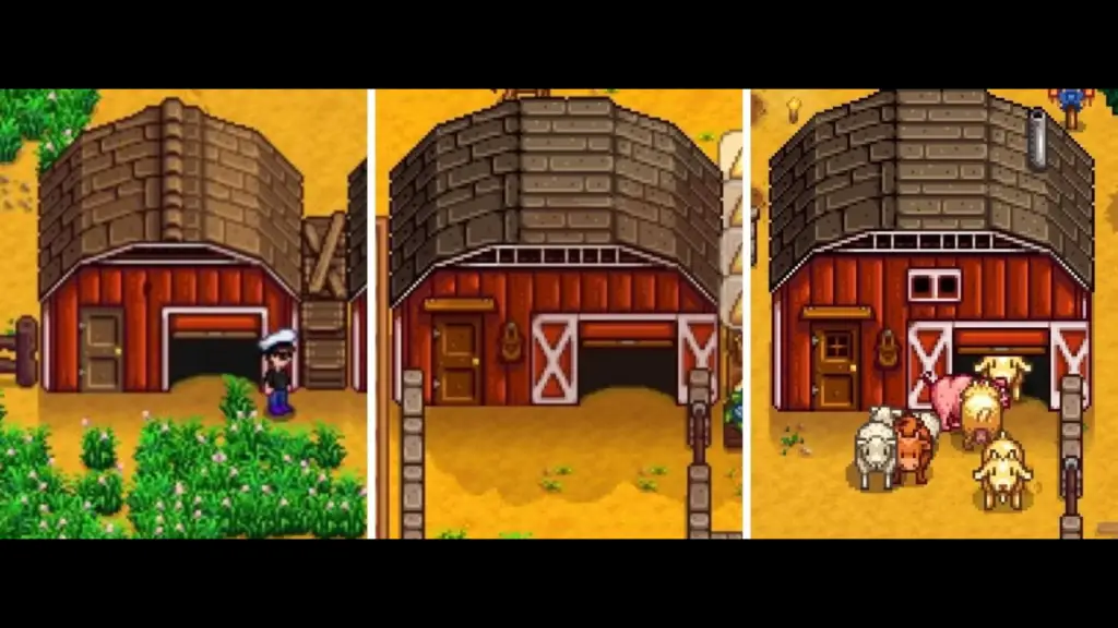 how to level barns in stardew valley