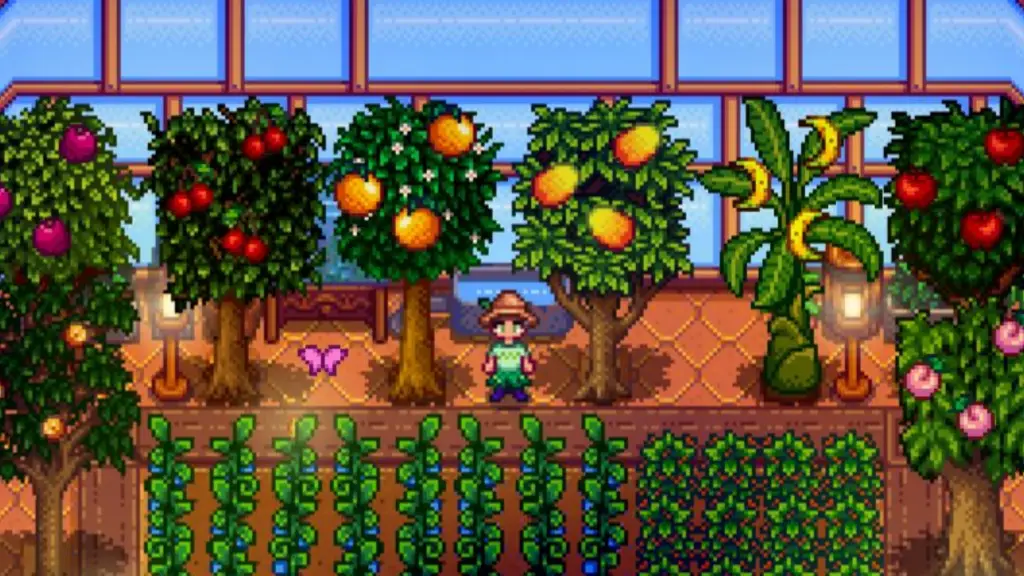 what can grow inside a greenhouse in stardew valley