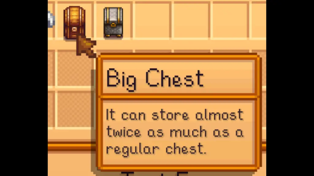 stardew valley 1.6 big chest