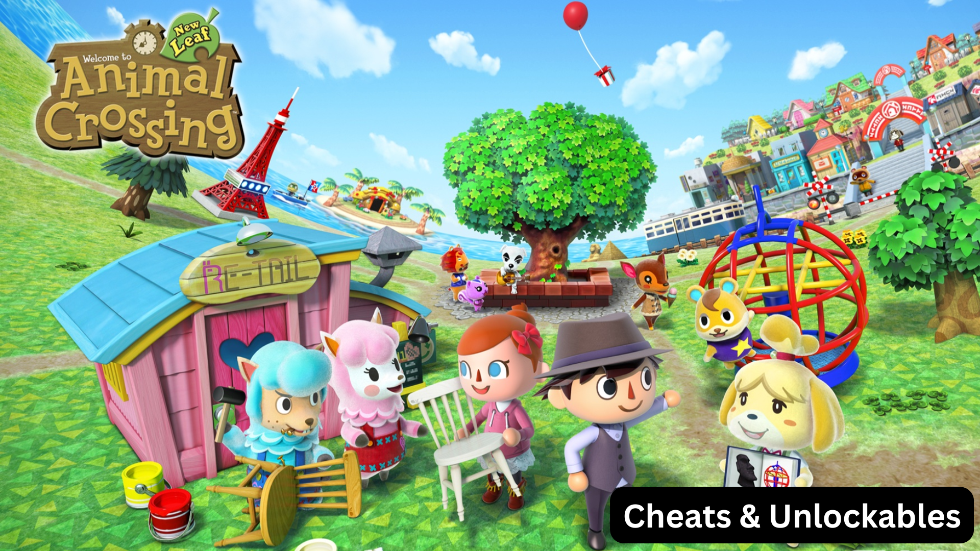 animal crossing new leaf cheats and unlockables