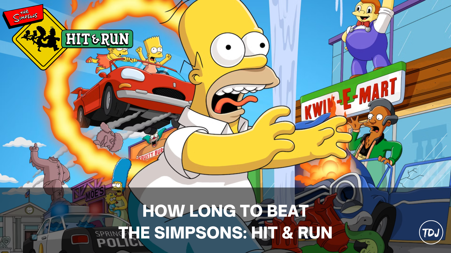 how long to beat the simpsons: hit & run