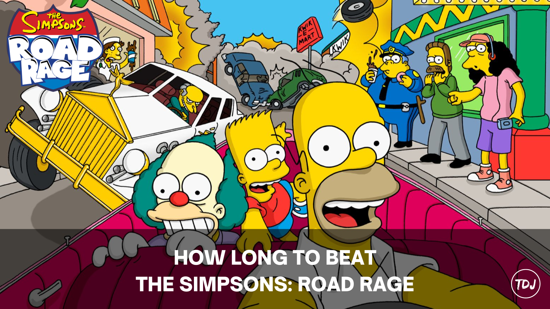 how long to beat the simpsons: road rage