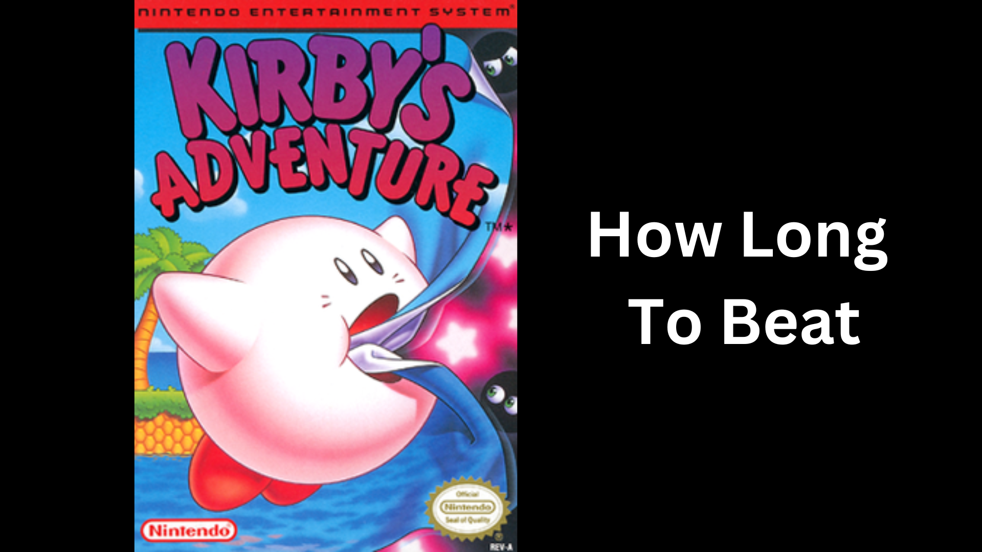 kirby's adventure how long to beat