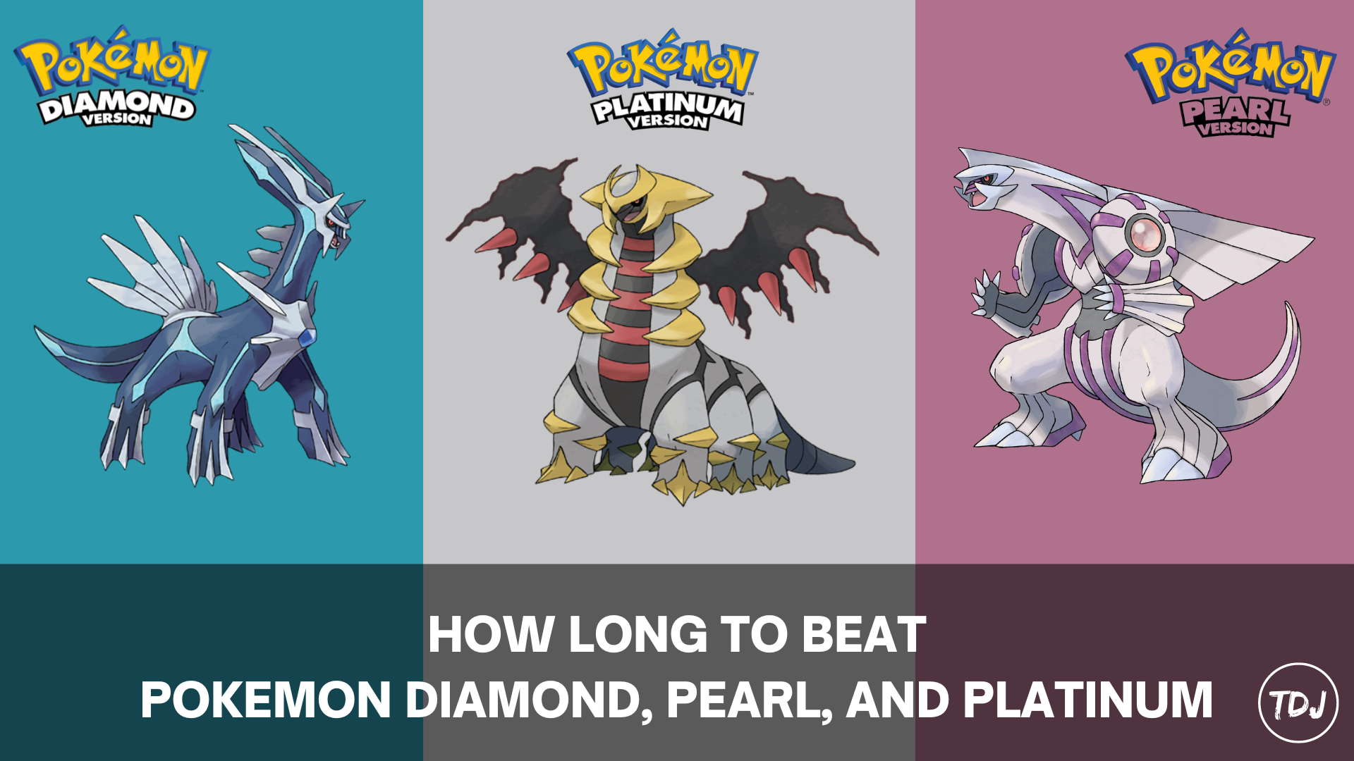 how long to beat pokemon diamond, pearl, and platinum