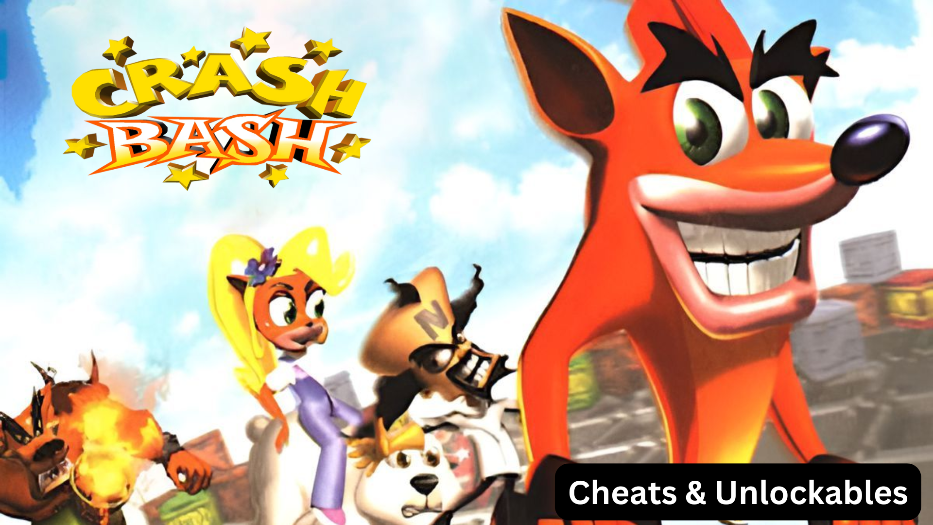 crash bash cheats and unlockables