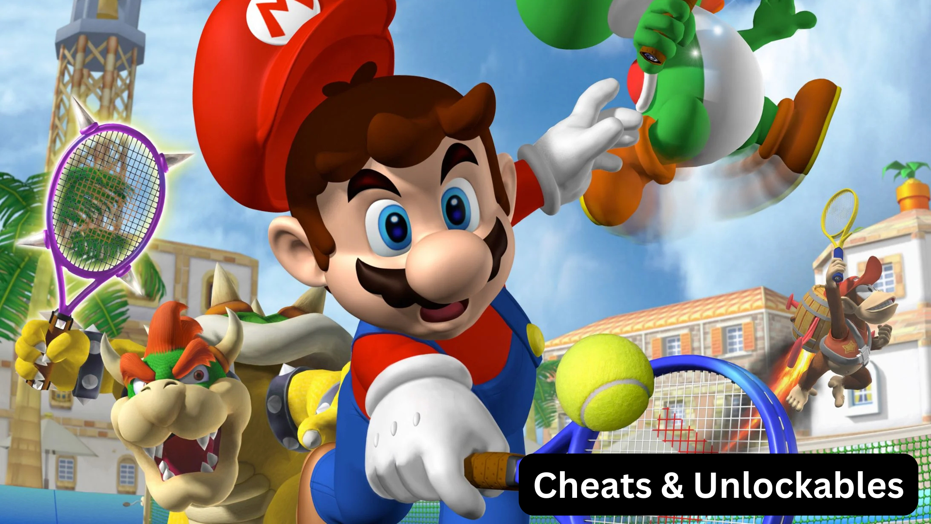 mario power tennis cheats and unlockables