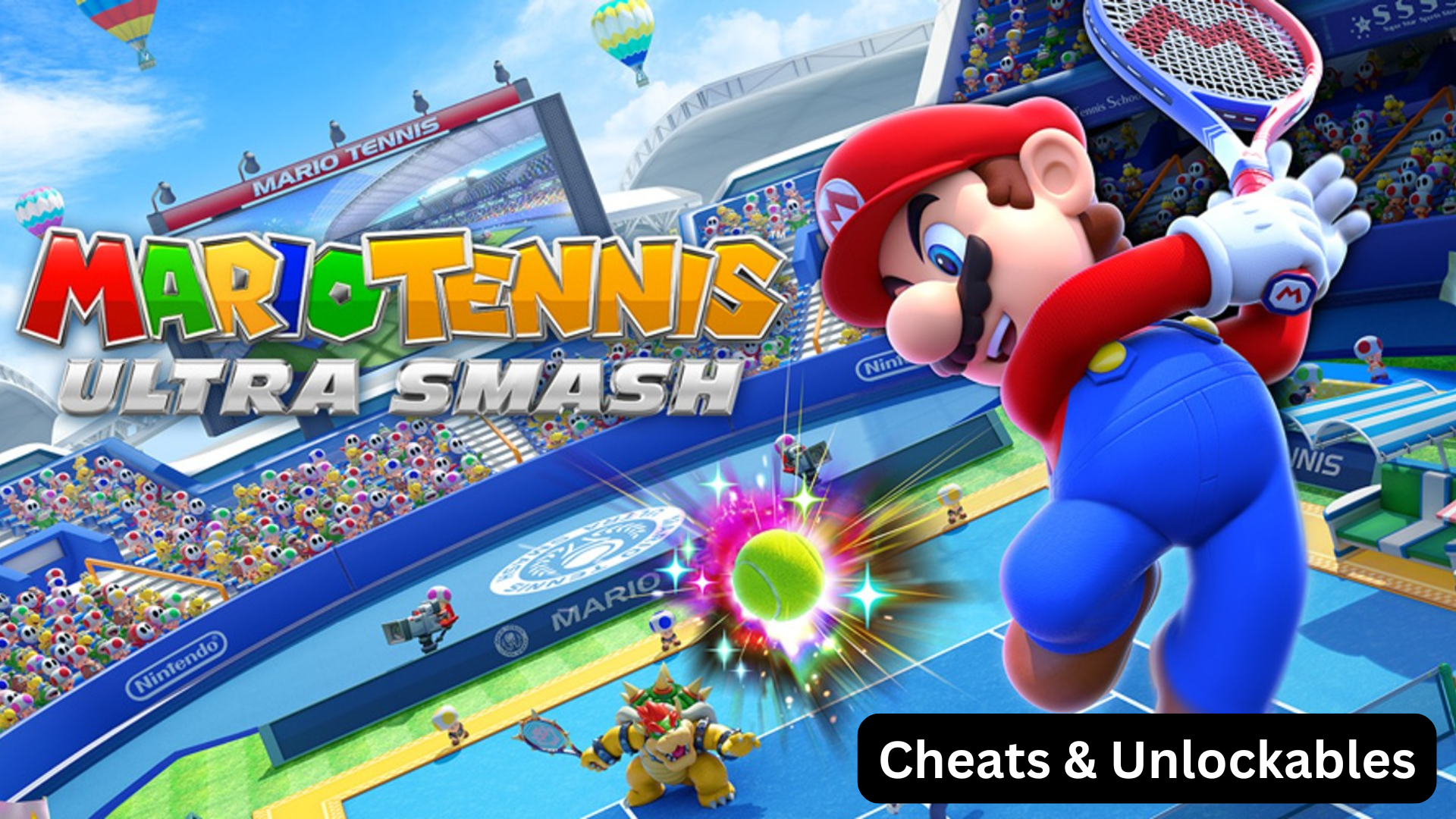 mario tennis: ultra smash cheats and unlockables