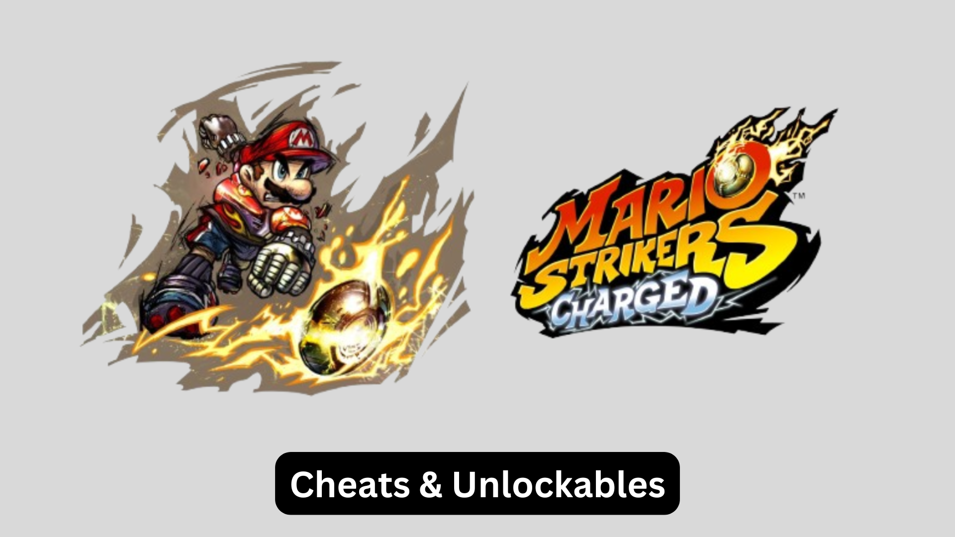 mario strikers charged cheats and unlockables