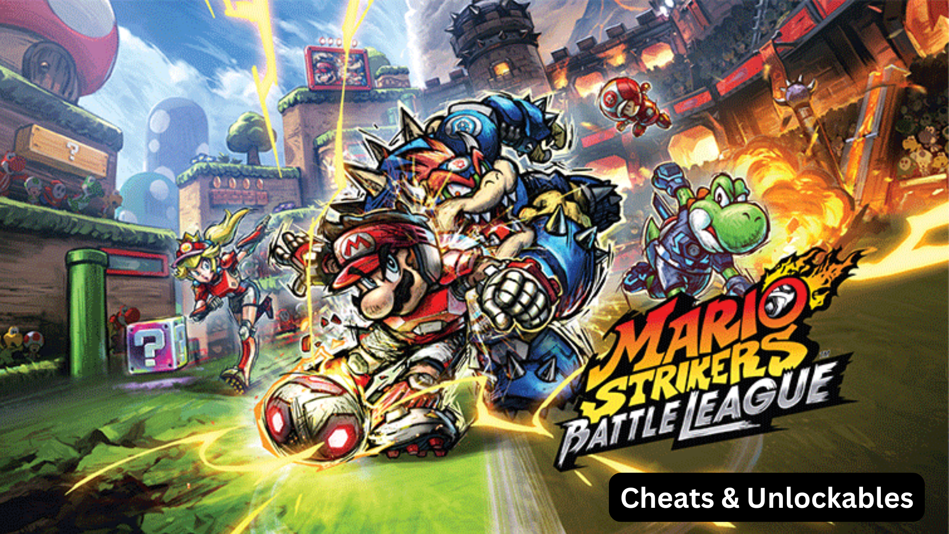 mario strikers: battle league cheats and unlockables