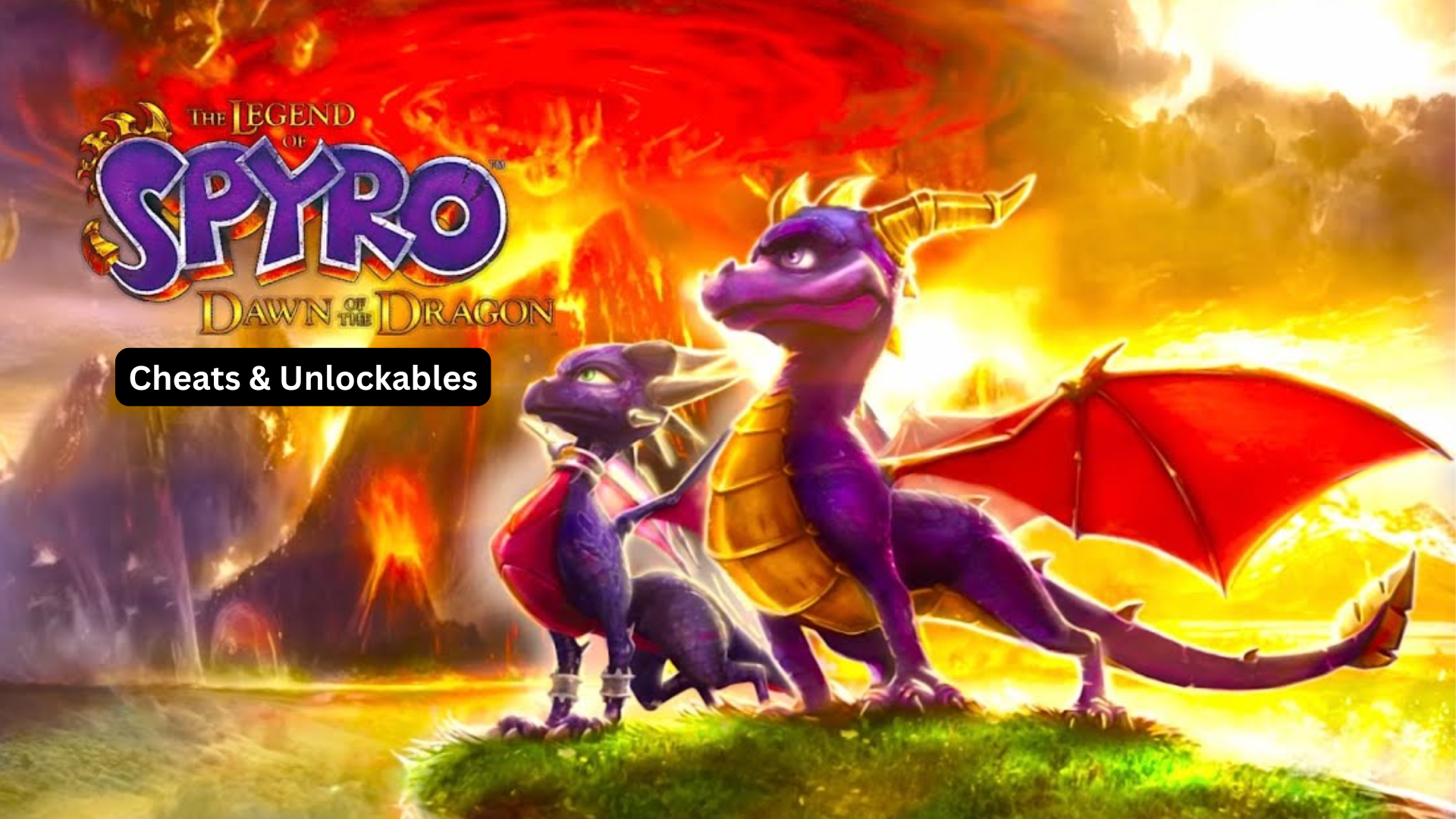 the legend of spyro: dawn of the dragon cheats and unlockables