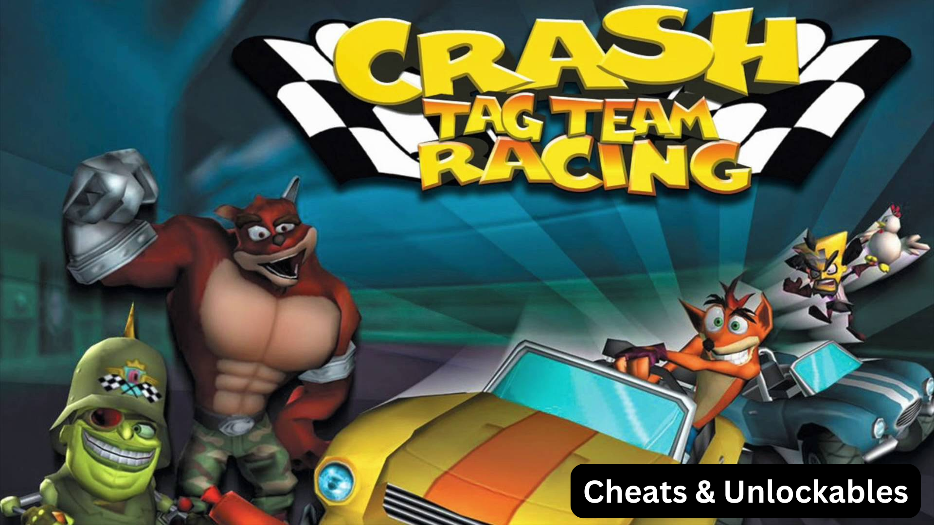 crash tag team racing cheats and unlockables