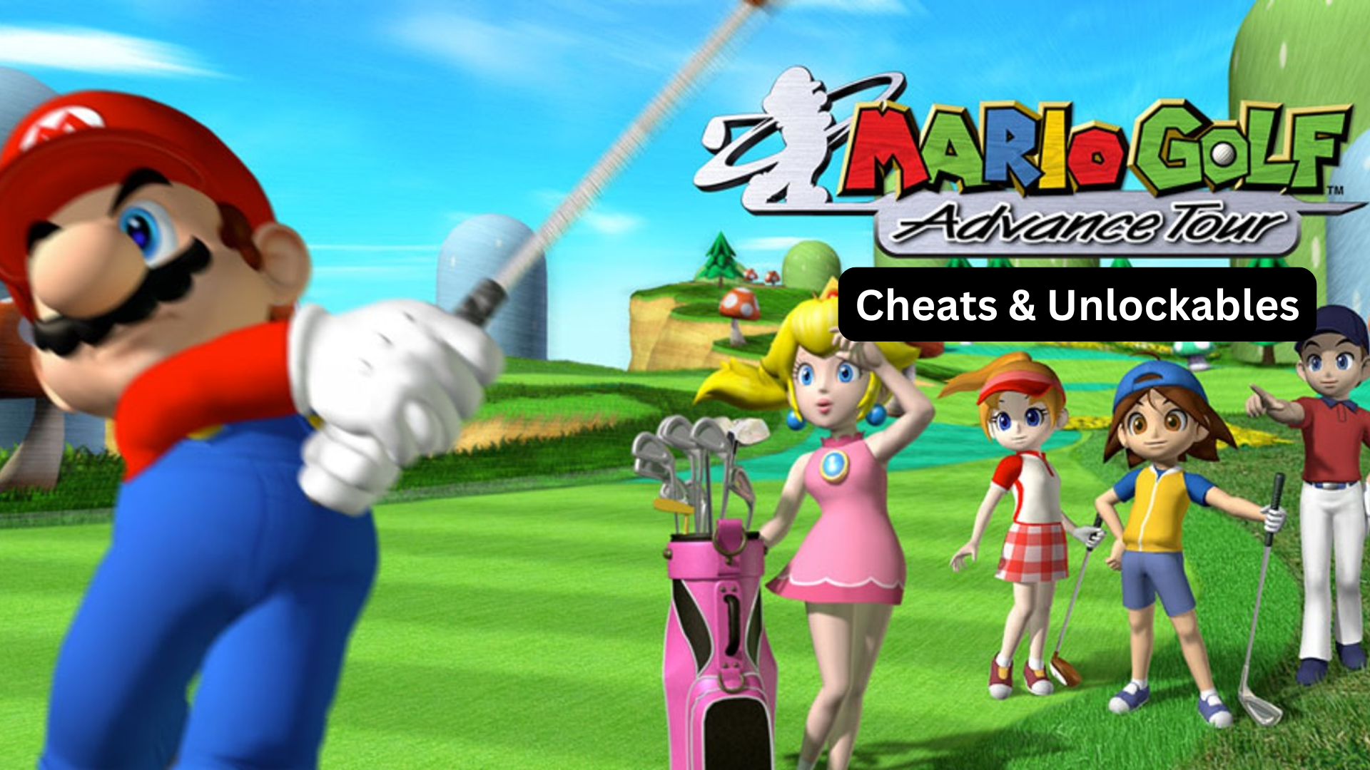 mario golf: advance tour cheats and unlockables