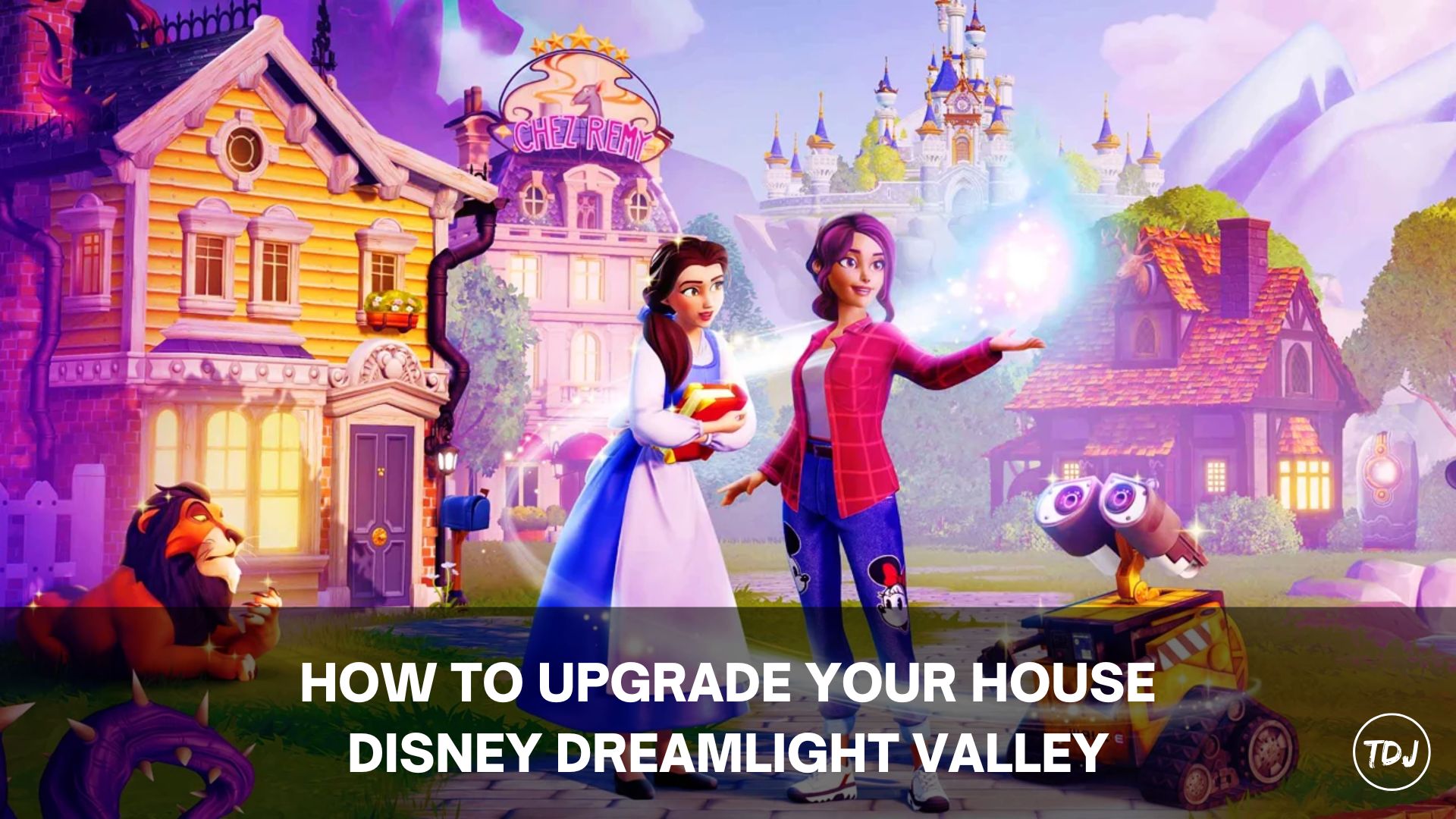 disney dreamlight valley how to upgrade your house