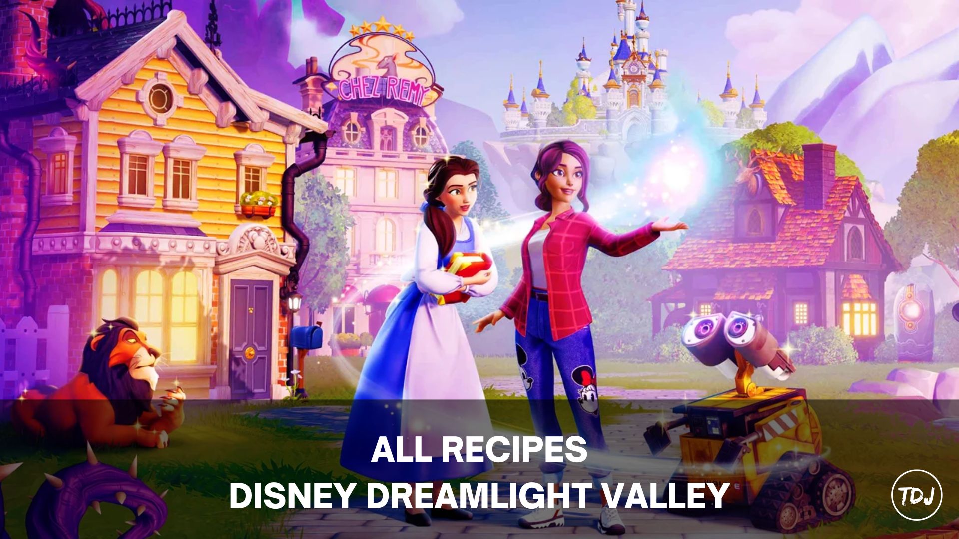 disney dreamlight valley - all recipes