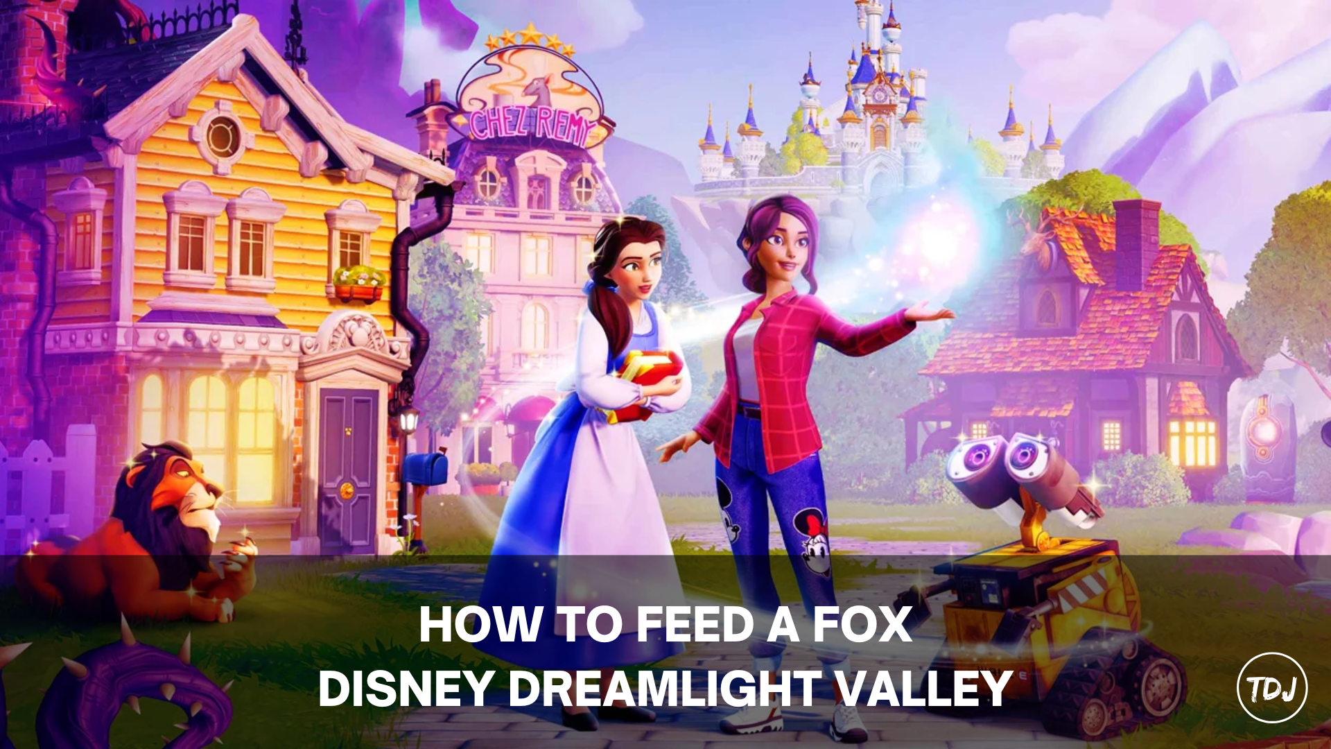 disney dreamlight valley how to feed a fox