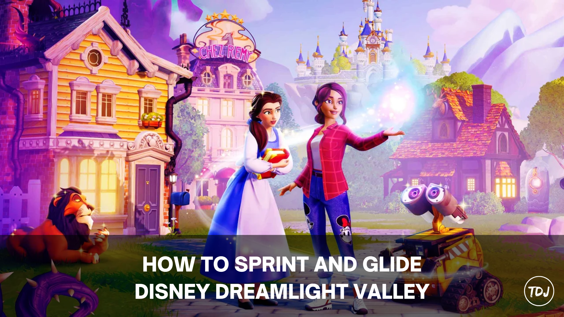 how to sprint and glide disney dreamlight valley