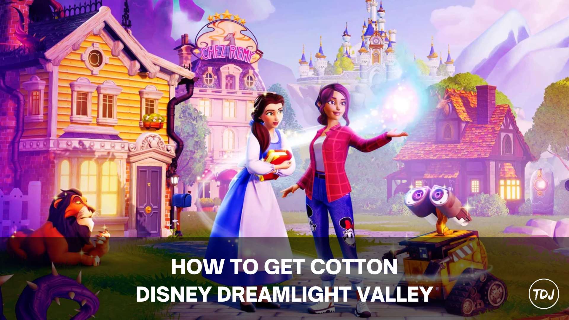 disney dreamlight valley - how to get cotton