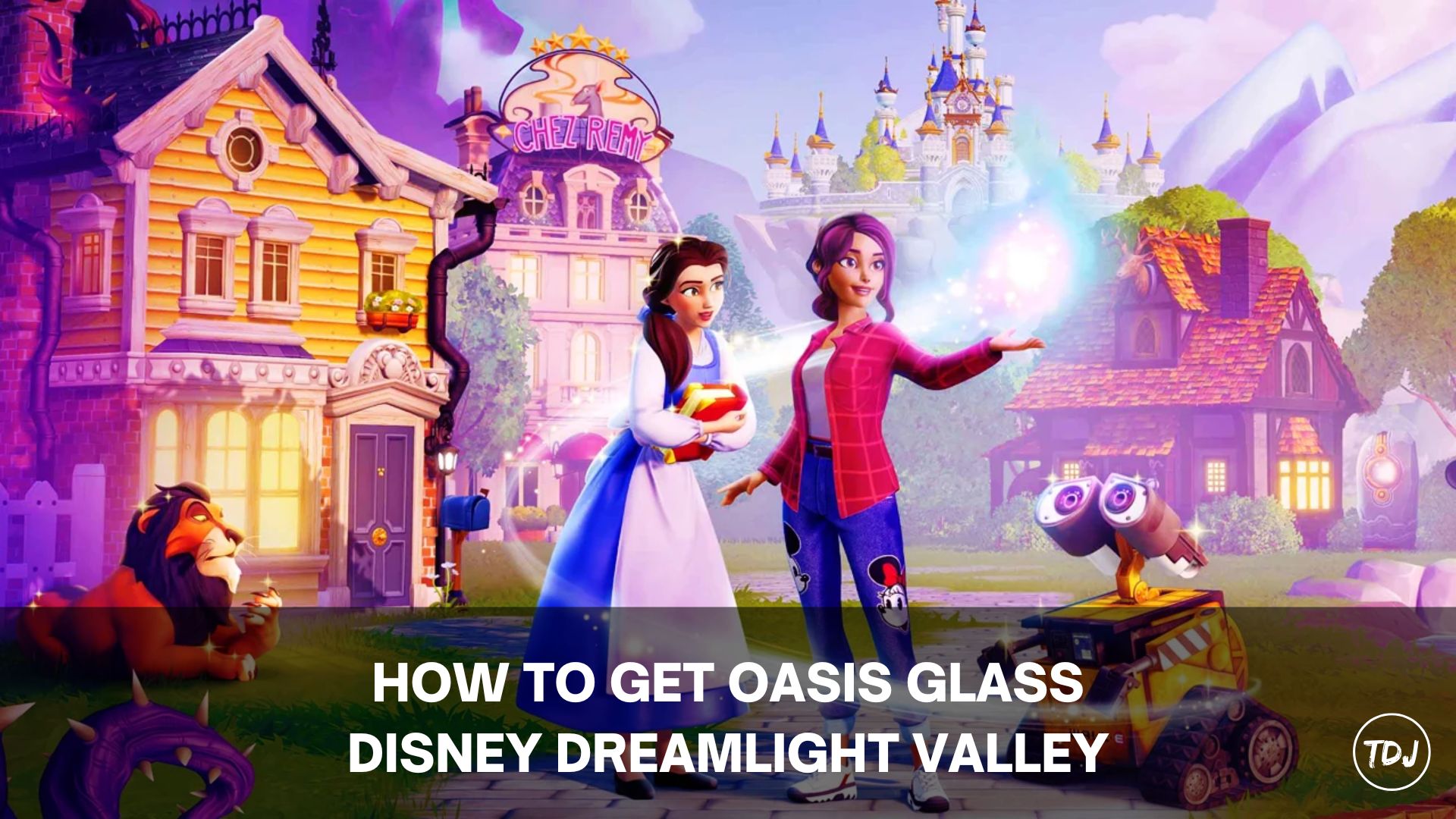 disney dreamlight valley - how to get oasis glass